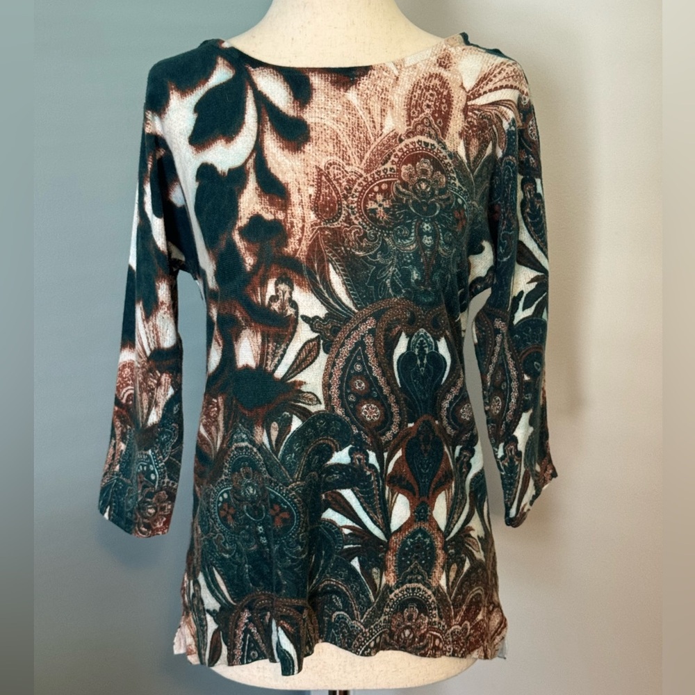 Chico's Multicolor Patterned Top